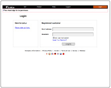 首次访问的用户需要注册新的帐户。