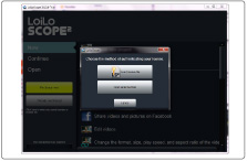 启动 LoiLoScope2，并单击左侧的“已购买”按钮。
